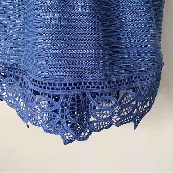 NWT Self-Portrait | Guipure Lace Peplum Dress - Picture 8 of 15